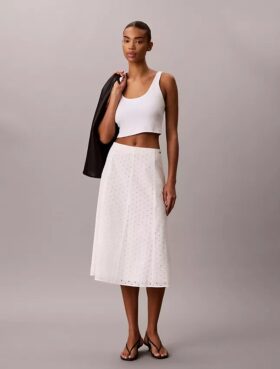 Broderie Midi Etek