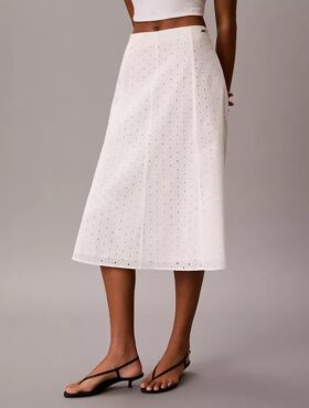 Broderie Midi Etek