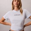 Calvin Klein Logo Grafikli Boxy Tişört Calvin Klein Logo Grafikli Boxy Tişört