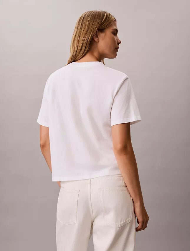 Calvin Klein Logo Grafikli Boxy Tişört Calvin Klein Logo Grafikli Boxy Tişört