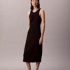 Calvin Klein Logo Midi Tank Elbiseler Calvin Klein Logo Midi Tank Elbiseler