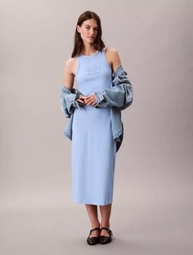 Calvin Klein Logo Midi Tank Elbiseler