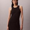 Calvin Klein Logo Midi Tank Elbiseler Calvin Klein Logo Midi Tank Elbiseler