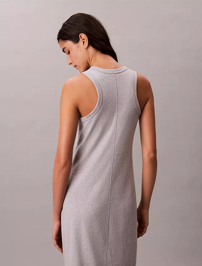 Calvin Klein Logo Midi Tank Elbiseler Calvin Klein Logo Midi Tank Elbiseler