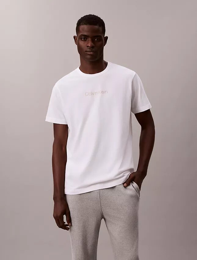 Calvin Klein Logolu Pijama Tişörtü Calvin Klein Logolu Pijama Tişörtü