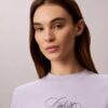 Calvin Script Logo Klasik Tişört Calvin Script Logo Klasik Tişört