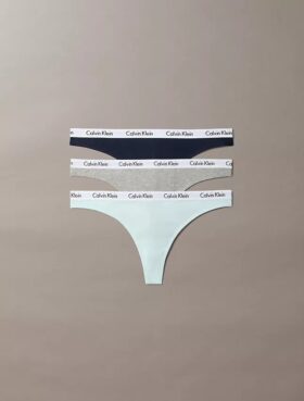 Carousel Cotton Stretch Ribana 3’lü Paket Thong