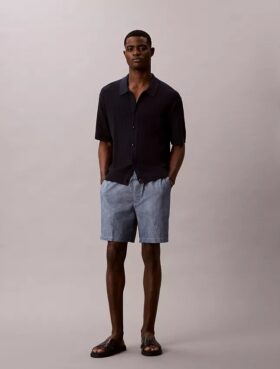 Chambray Çekip Giyilen Şort