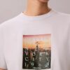 City Sunset Logolu Grafik Desenli Klasik Tişört City Sunset Logolu Grafik Desenli Klasik Tişört