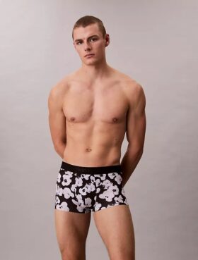 CK Black Desenli Low Rise Trunk