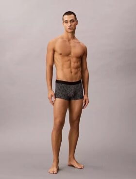 CK Black Desenli Low Rise Trunk