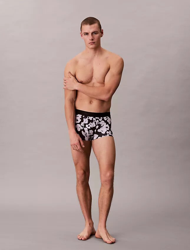 CK Black Desenli Low Rise Trunk CK Black Desenli Low Rise Trunk