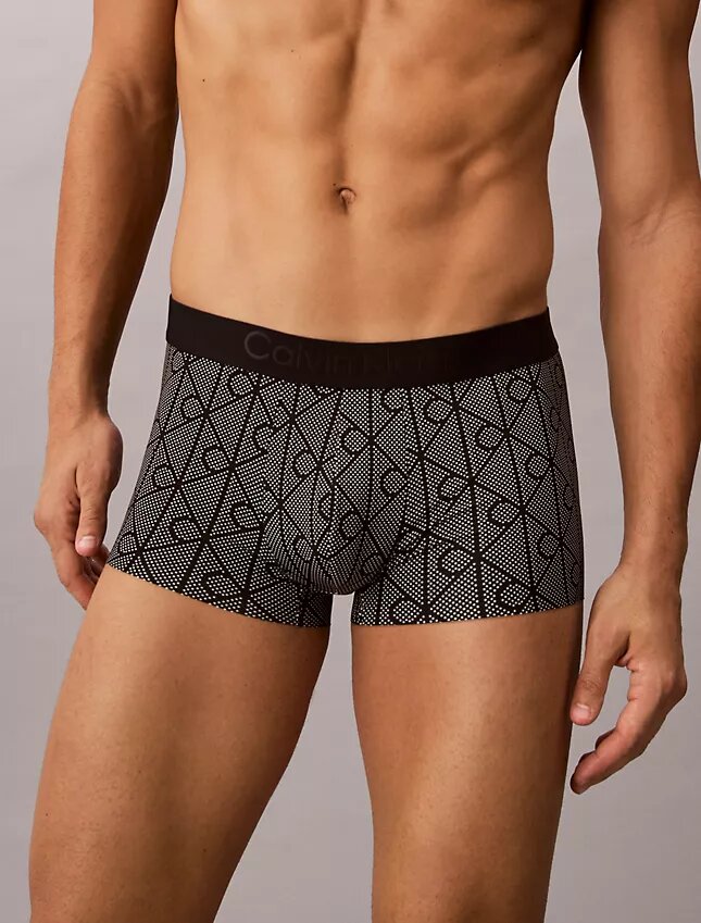 CK Black Desenli Low Rise Trunk CK Black Desenli Low Rise Trunk