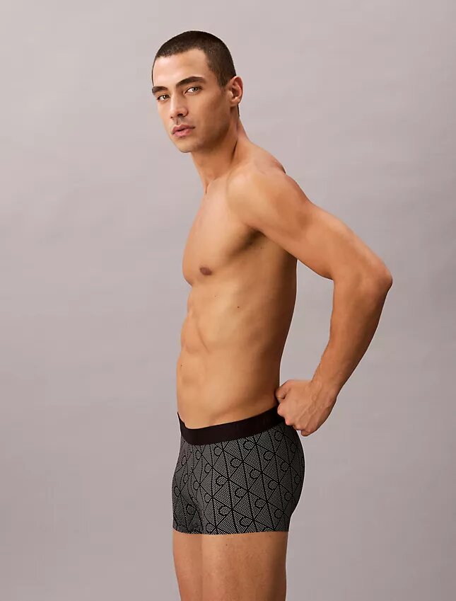 CK Black Desenli Low Rise Trunk CK Black Desenli Low Rise Trunk