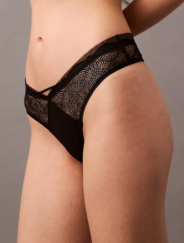 CK Black Geo Dantel Thong CK Black Geo Dantel Thong
