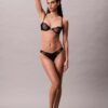 CK Black Geo Dantel Unlined Balconette Sütyen
