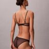 CK Black Geo Dantel Unlined Balconette Sütyen CK Black Geo Dantel Unlined Balconette Sütyen