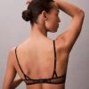 CK Black Geo Dantel Unlined Balconette Sütyen CK Black Geo Dantel Unlined Balconette Sütyen