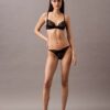 CK Black Geo Dantel Unlined Plunge Sütyen CK Black Geo Dantel Unlined Plunge Sütyen