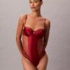 CK Black Çiçek Desenli Dantel Bodyler CK Black Çiçek Desenli Dantel Bodyler