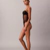 CK Black Çiçek Desenli Dantel Bodyler CK Black Çiçek Desenli Dantel Bodyler