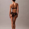 CK Black Çiçek Desenli Dantel Push-up Plunge Sütyen CK Black Çiçek Desenli Dantel Push-up Plunge Sütyen