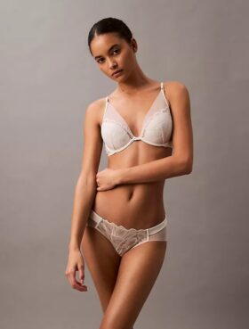 CK Black Çiçekli Dantel Bikini