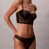 CK Black Çiçekli Dantel Thong CK Black Çiçekli Dantel Thong