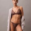 CK Black Çiçekli Dantel Thong CK Black Çiçekli Dantel Thong