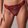 CK Black Çiçekli Dantel Thong