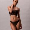 CK Black Çiçekli Dantel Thong CK Black Çiçekli Dantel Thong