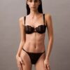 CK Black Çiçekli Dantel Unlined Balconette Sütyen CK Black Çiçekli Dantel Unlined Balconette Sütyen