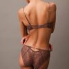 CK Black Çiçekli Dantel Unlined Balconette Sütyen
