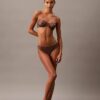 CK Black Çiçekli Dantel Unlined Balconette Sütyen