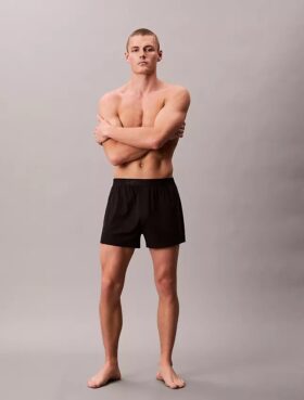 CK Black Lounge Slim Örme Boxer