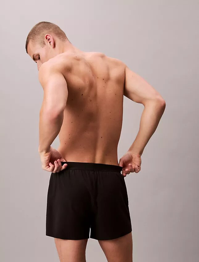 CK Black Lounge Slim Örme Boxer CK Black Lounge Slim Örme Boxer