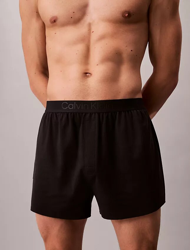 CK Black Lounge Slim Örme Boxer CK Black Lounge Slim Örme Boxer