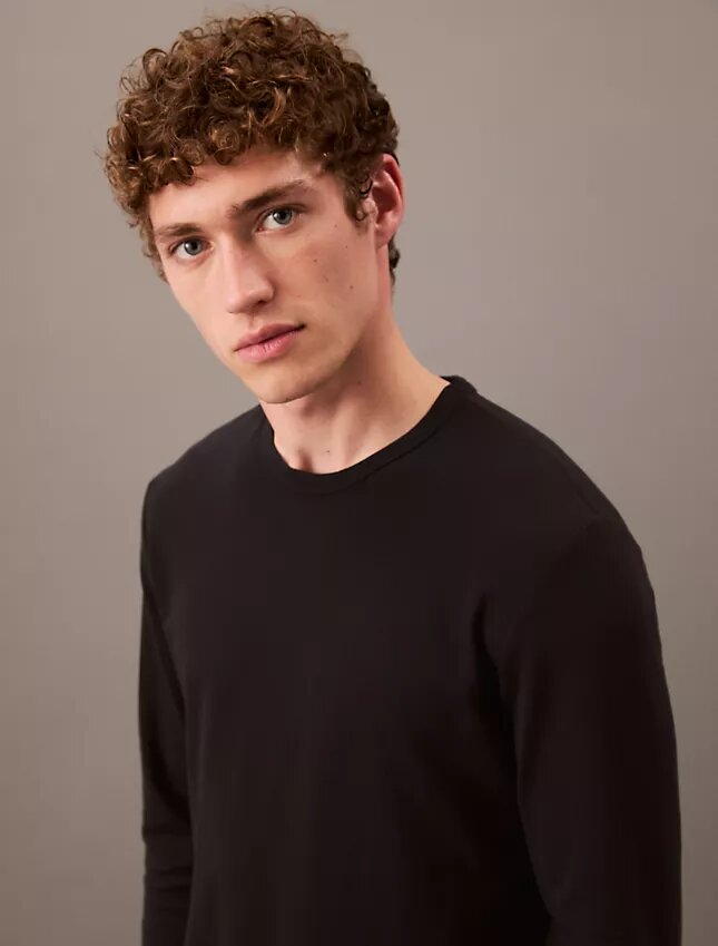 CK Black Uyku Slim Crewneck Tişört CK Black Uyku Slim Crewneck Tişört