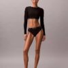 CK Icon Düz Renkli Bikini