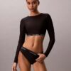 CK Icon Düz Renkli Bikini