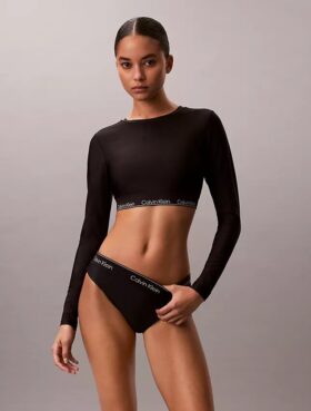 CK Icon Düz Renkli Bikini