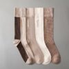 Colorblock Crew 4’lü Paket Elbiseler İçin Çoraplar
