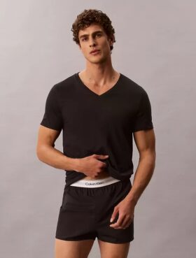 Cotton Classics 5’li Paket Klasik Kesim V Yaka Tişört