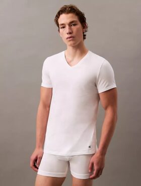 Cotton Classics 5’li Paket Klasik Kesim V Yaka Tişört