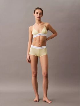 Cotton Modal Stretch Rib Unlined Triangle Bralette