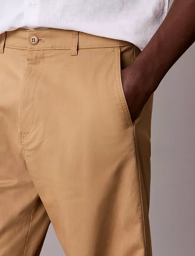 Cotton Stretch 90S Straight Düz Kesim Chino Pantolon Cotton Stretch 90S Straight Düz Kesim Chino Pantolon