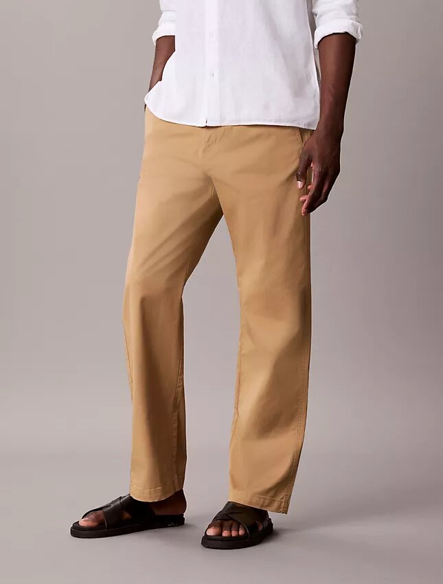 Cotton Stretch 90S Straight Düz Kesim Chino Pantolon Cotton Stretch 90S Straight Düz Kesim Chino Pantolon