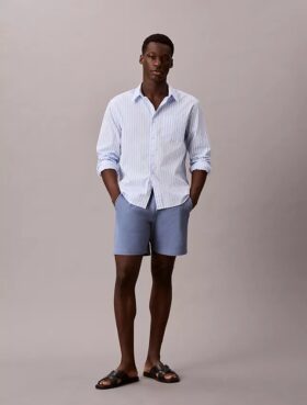 Cotton Stretch Chino Çekip Giyilen Şort