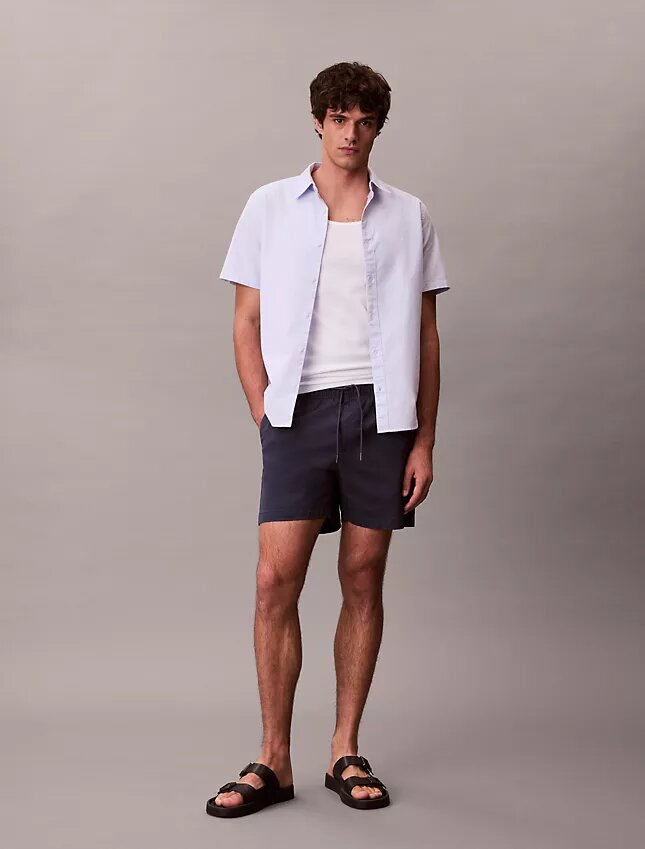 Cotton Stretch Chino Çekip Giyilen Şort Cotton Stretch Chino Çekip Giyilen Şort