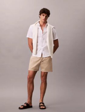 Cotton Stretch Chino Çekip Giyilen Şort